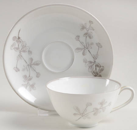 Wildflowers (Oldbrunswick) Flat Cup & Saucer Set