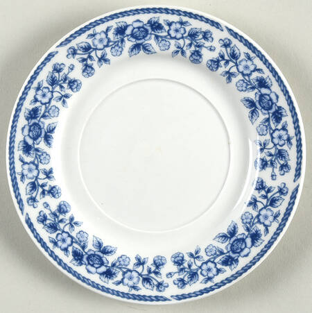 Blue Chintz Saucer