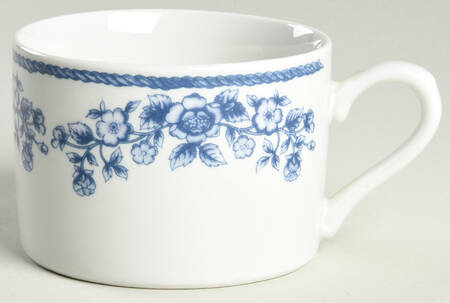 Blue Chintz Flat Cup