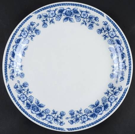 Blue Chintz 12" Chop Plate (Round Platter)