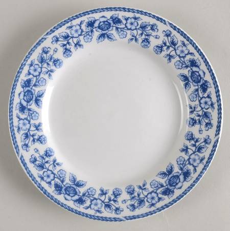 Blue Chintz Salad Plate