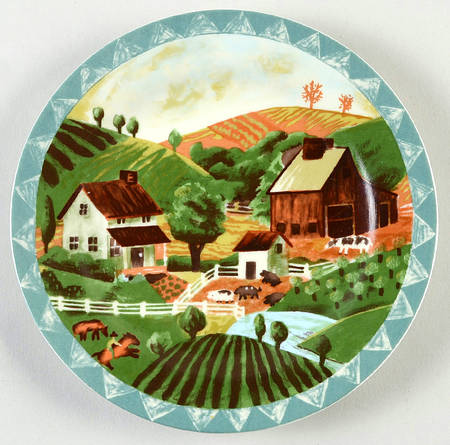 Country Life Salad Plate
