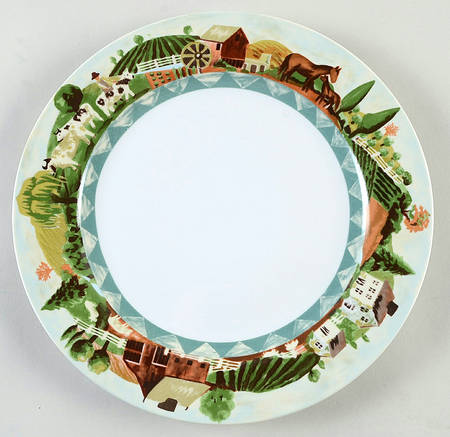 Country Life Dinner Plate