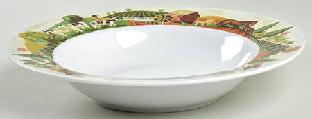 Country Life Rim Soup Bowl