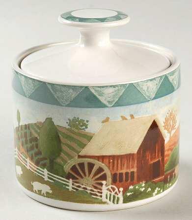 Country Life Sugar Bowl & Lid