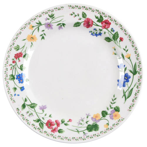 English Garden (225-225a, White Background) Salad Plate