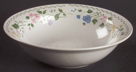 English Garden (225-225a, White Background) Rim Cereal Bowl