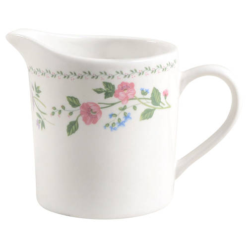 English Garden (225-225a, White Background) Creamer