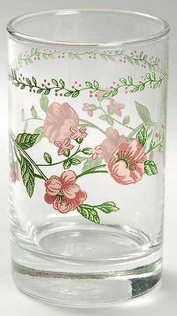 English Garden (225-225a, White Background) (China) Juice Tumbler