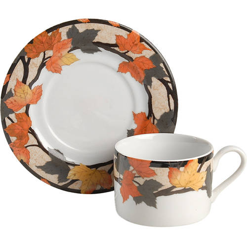 Flat Cup & Saucer Set
