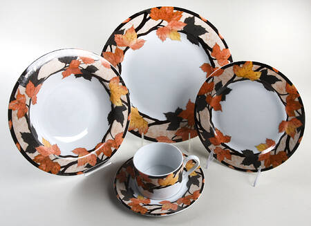 Leaves 5 Piece Place Setting by Farberware