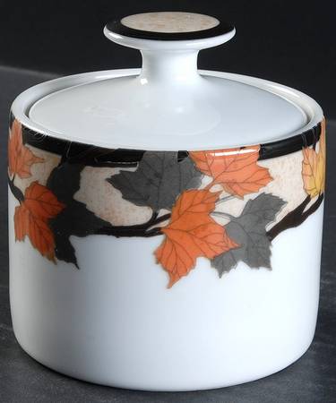 Leaves Sugar Bowl & Lid