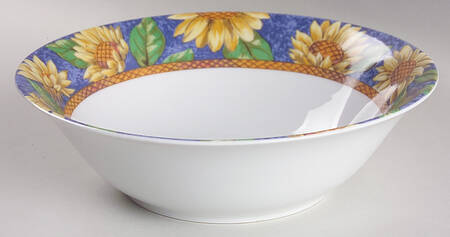 Sunflower Sensation 9" Round Vegetable Bowl