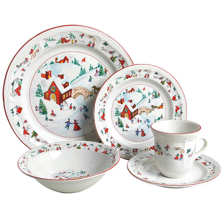White Christmas 40 Piece Estate Set