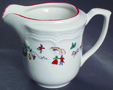 White Christmas Creamer