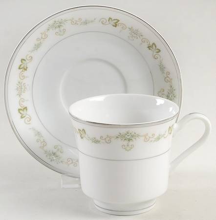 Karen Footed Cup & Saucer Set