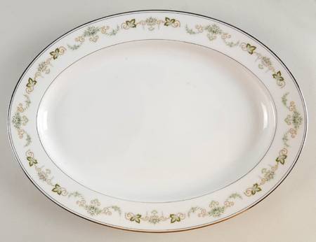 Karen 14" Oval Serving Platter