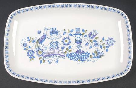 Lotte (Coupe) 11" Rectangular Serving Platter