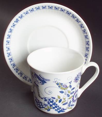 Lotte (Coupe) Flat Cup & Saucer Set