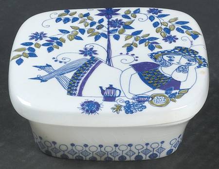 Lotte (Coupe) Butter Box & Lid