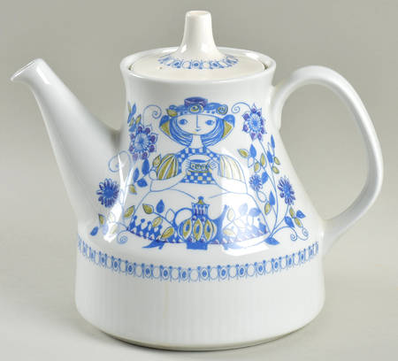 Lotte (Coupe) Teapot & Lid