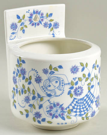 Lotte (Coupe) 6" Wall Hanging Storage Jar No Lid