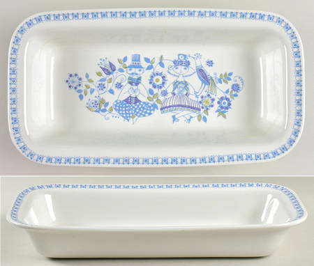 Lotte (Coupe) 12" Rectangular Baker