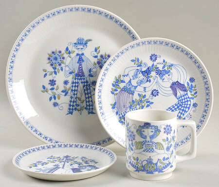 Lotte (Coupe) 4 Piece Place Setting