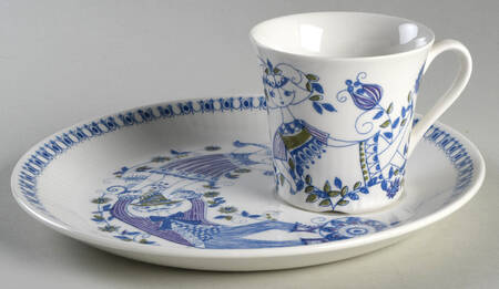 Lotte (Coupe) Snack Plate & Cup Set