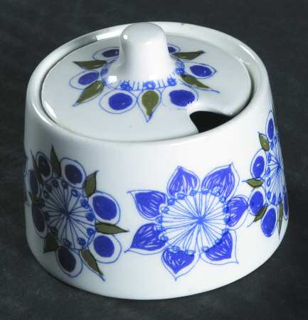 Lotte (Coupe) Mustard Jar & Lid