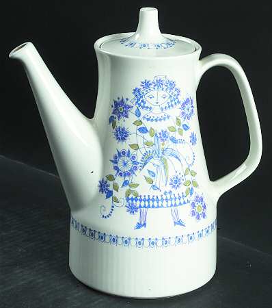 Lotte (Coupe) Coffee Pot & Lid