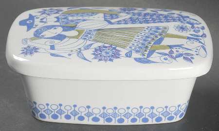 Lotte (Coupe) Butter Box & Lid
