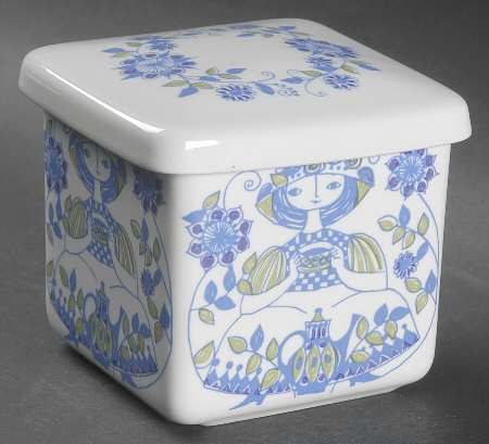 Lotte (Coupe) Square Box with Lid