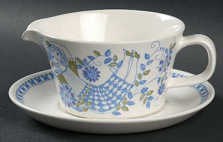 Lotte (Coupe) Gravy Boat & Underplate