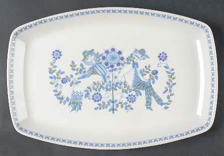 Lotte (Coupe) 15" Rectangular Serving Platter