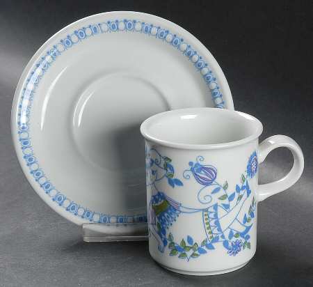 Lotte (Coupe) Flat Cup & Saucer Set