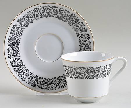 Monte Carlo Flat Cup & Saucer Set