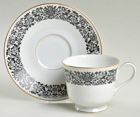 Monte Carlo Footed Cup & Saucer Set