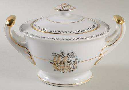 Late In Autumn Sugar Bowl & Lid