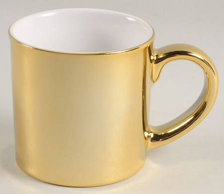 Gold Flat Demitasse Cup