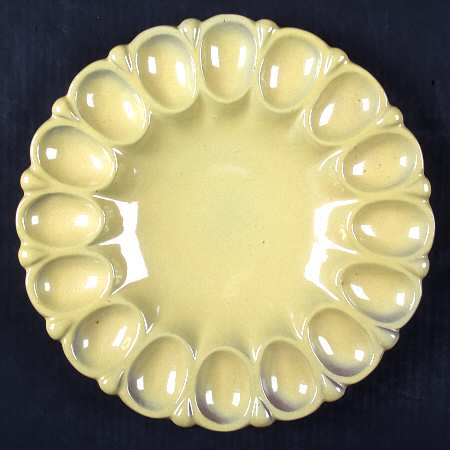 Plainsman Autumn Yellow Deviled Egg Plate
