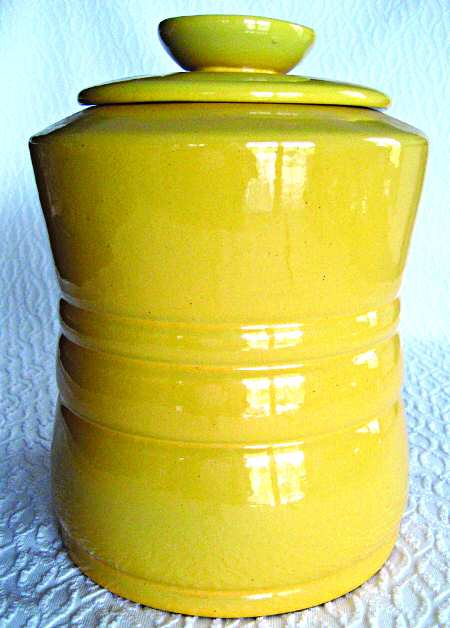 Plainsman Autumn Yellow Flour Canister & Lid