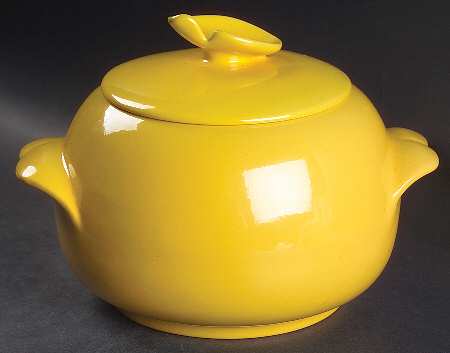 Plainsman Autumn Yellow Bean Pot & Lid