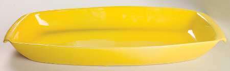 Plainsman Autumn Yellow 15" Oval Serving Platter