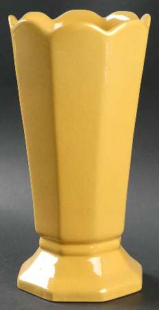 Plainsman Autumn Yellow 9" Octagonal Vase