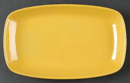 Plainsman Autumn Yellow 9" Oval Serving Platter