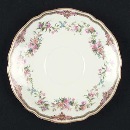 Aida (Mustard Trim) Saucer by Franconia-Krautheim & Adelburg
