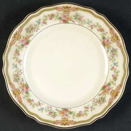 Aida (Mustard Trim) Bread & Butter Plate