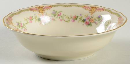 Aida (Mustard Trim) Fruit/Dessert (Sauce) Bowl by Franconia-Krautheim & Adelburg