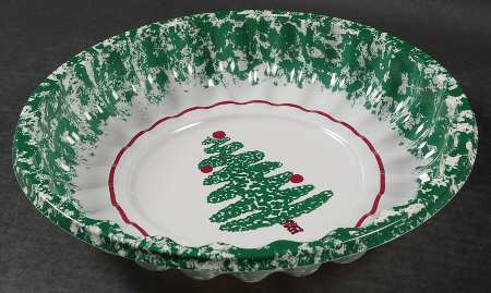 FUO5 9" Round Plastic Serving Tray